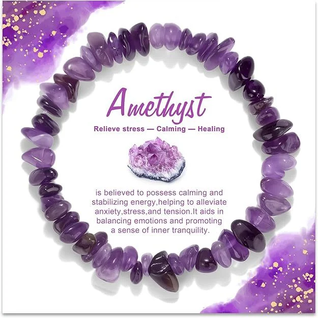Amethyst Lucky Bracelet — Lucky 5 Amethyst Lucky Bracelet — Lucky - Image 5