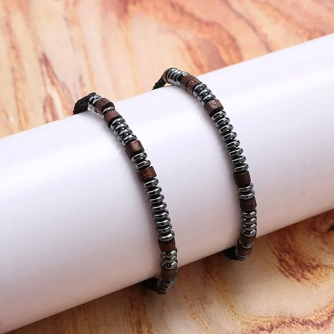 Woven Morse Code Bracelet — Letter 4 Woven Morse Code Bracelet — Letter - Image 4