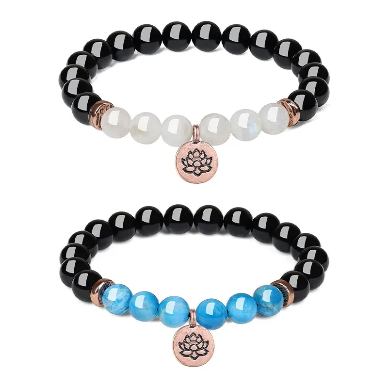 Tiger Eye Lotus Bracelet — Lotus 1 Tiger Eye Lotus Bracelet — Lotus