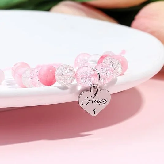 Crystal Heart Bracelet — Heart 3 Crystal Heart Bracelet — Heart - Image 3