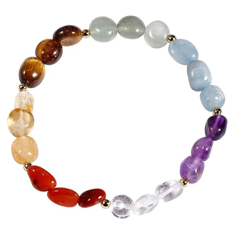 Natural Stone Beaded Bracelet — Lucky 1 Natural Stone Beaded Bracelet — Lucky
