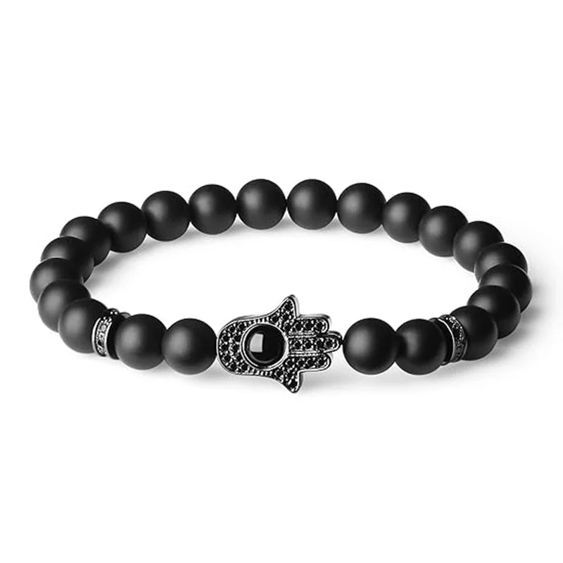 Natural Stone Couple Bracelet 4 Natural Stone Couple Bracelet - Image 4