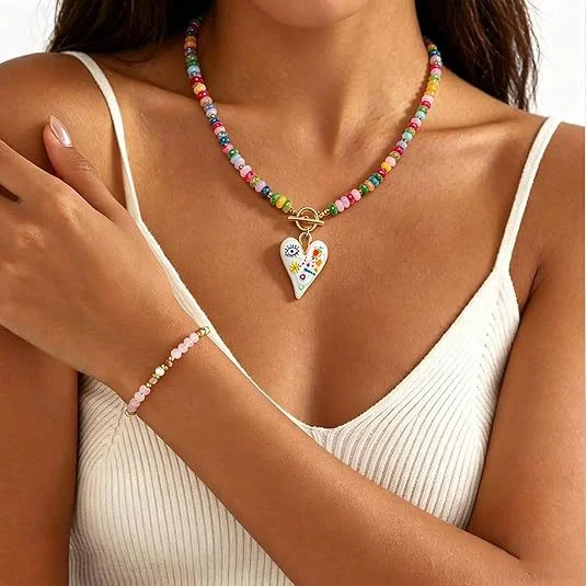Crystal Dopamine Necklace — Heart 5 Crystal Dopamine Necklace — Heart - Image 5