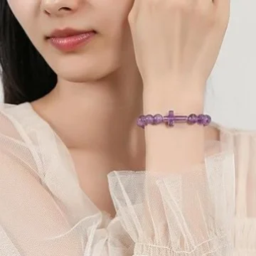 Natural Stone Cross Bracelet 3 Natural Stone Cross Bracelet - Image 3