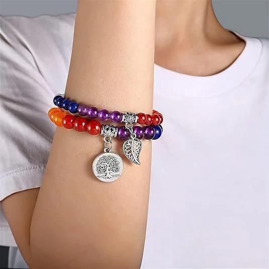 Crystal Leaf Bracelet — Rainbow 3 Crystal Leaf Bracelet — Rainbow - Image 3