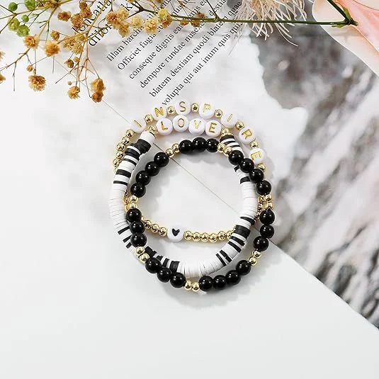 Bohemian Beaded Bracelet — Letter 3 Bohemian Beaded Bracelet — Letter - Image 3