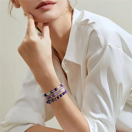 Amethyst BFF Bracelet 3 Amethyst BFF Bracelet - Image 3