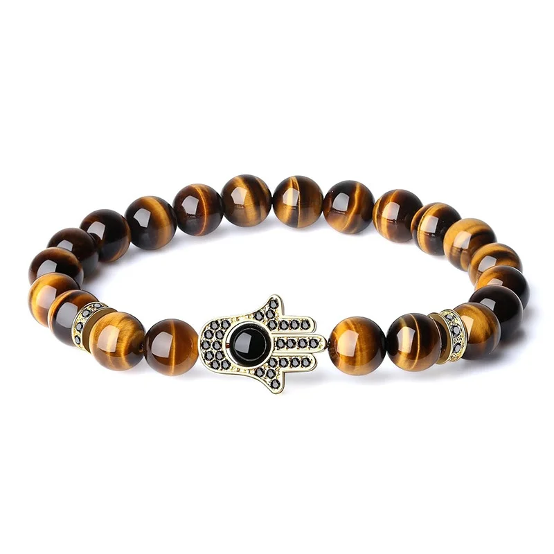 Natural Stone Couple Bracelet 1 Natural Stone Couple Bracelet