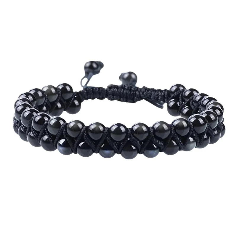 Natural Stone Woven Bracelet — Woven 6 Natural Stone Woven Bracelet — Woven - Image 6