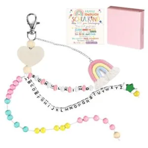 Letter Keychain — Rainbow