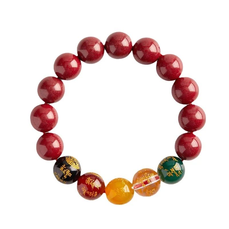 Cinnabar Buddha Bracelet 6 Cinnabar Buddha Bracelet - Image 6