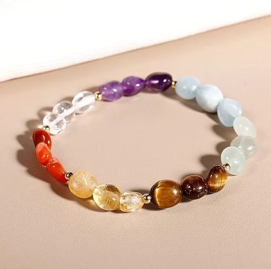 Natural Stone Beaded Bracelet — Lucky 4 Natural Stone Beaded Bracelet — Lucky - Image 4
