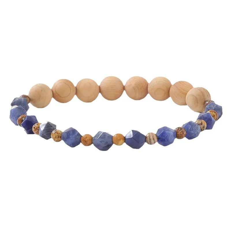 Natural Stone Beaded Bracelet 6 Natural Stone Beaded Bracelet - Image 6
