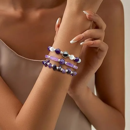 Amethyst BFF Bracelet 4 Amethyst BFF Bracelet - Image 4