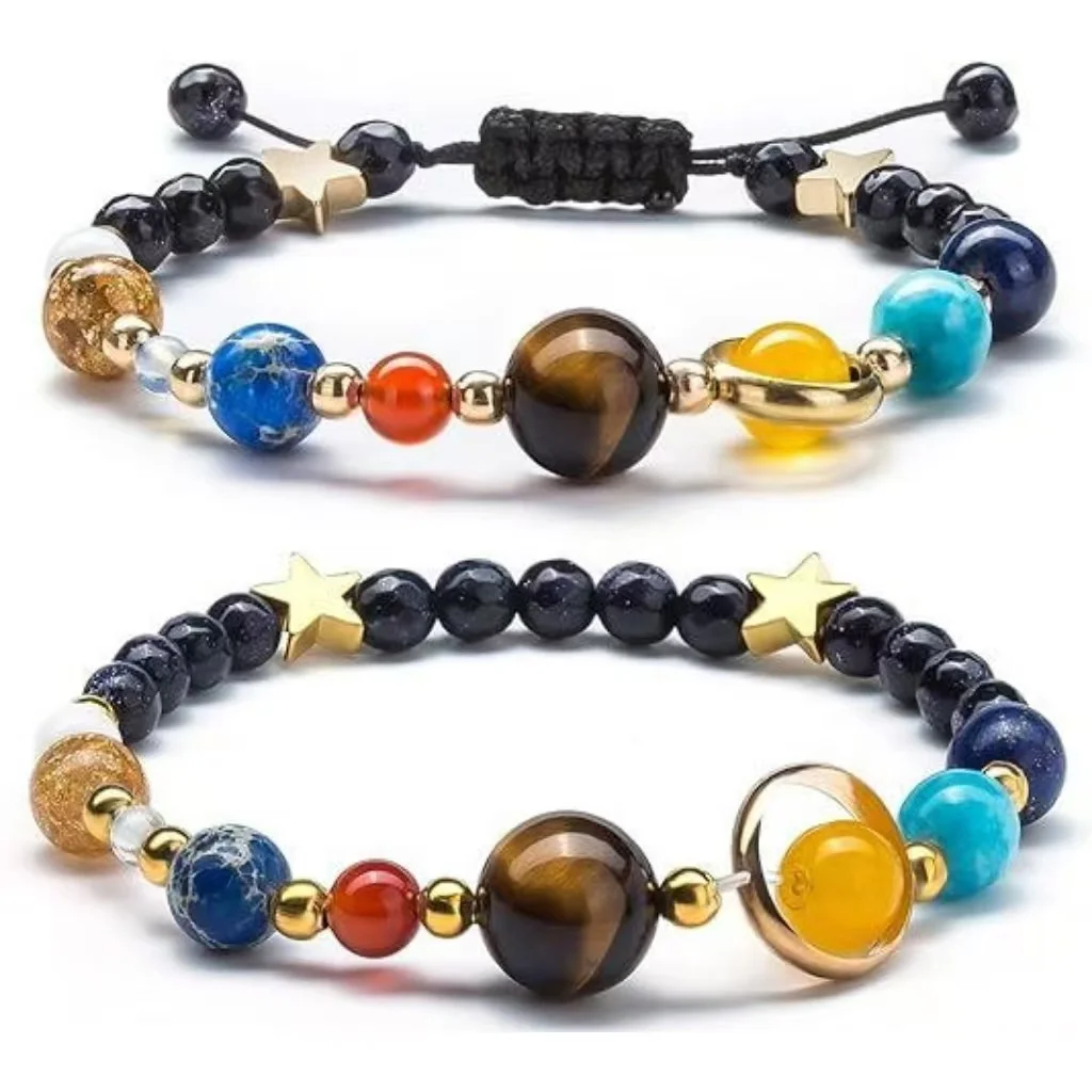 Silver Solar System Bracelet — Cosmic 3 Silver Solar System Bracelet — Cosmic - Image 3