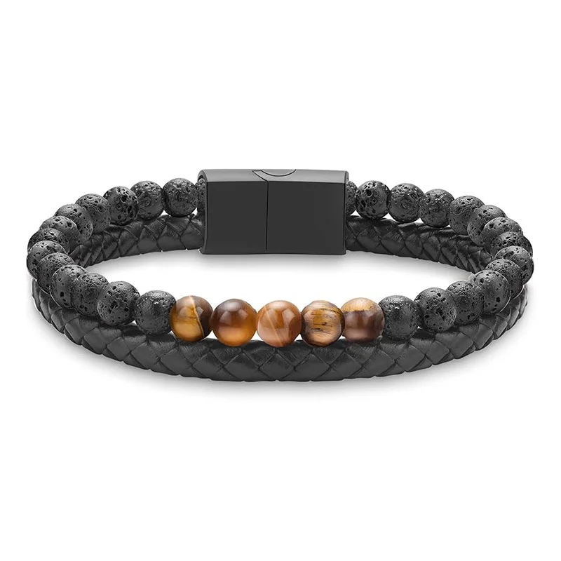 Tiger Eye Woven Bracelet — Woven 6 Tiger Eye Woven Bracelet — Woven - Image 6