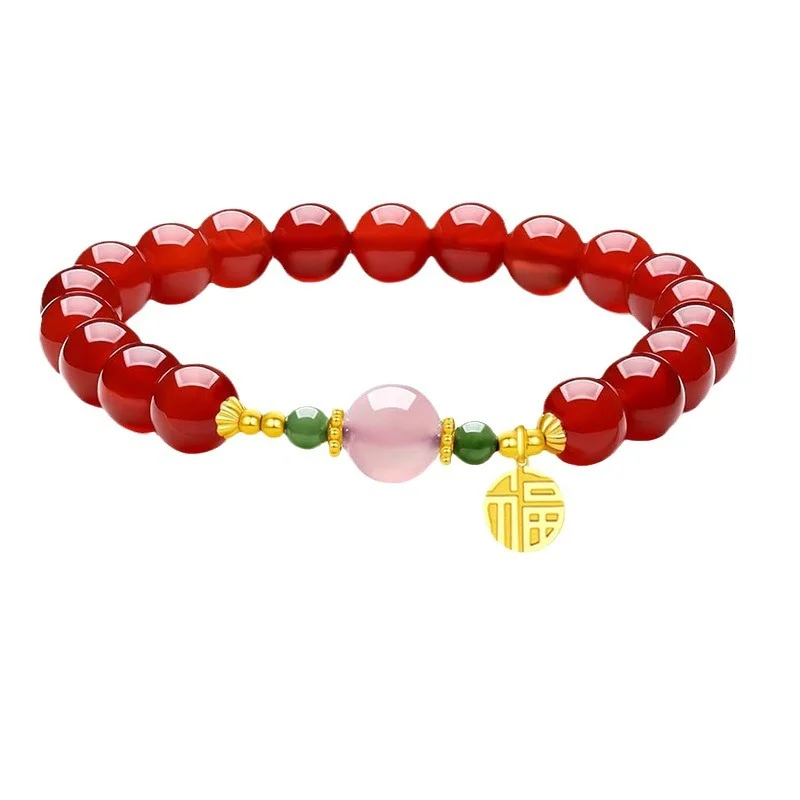 Hetian Jade Beaded Bracelet 6 Hetian Jade Beaded Bracelet - Image 6