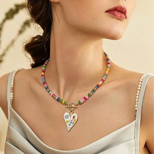 Crystal Dopamine Necklace — Heart 4 Crystal Dopamine Necklace — Heart - Image 4