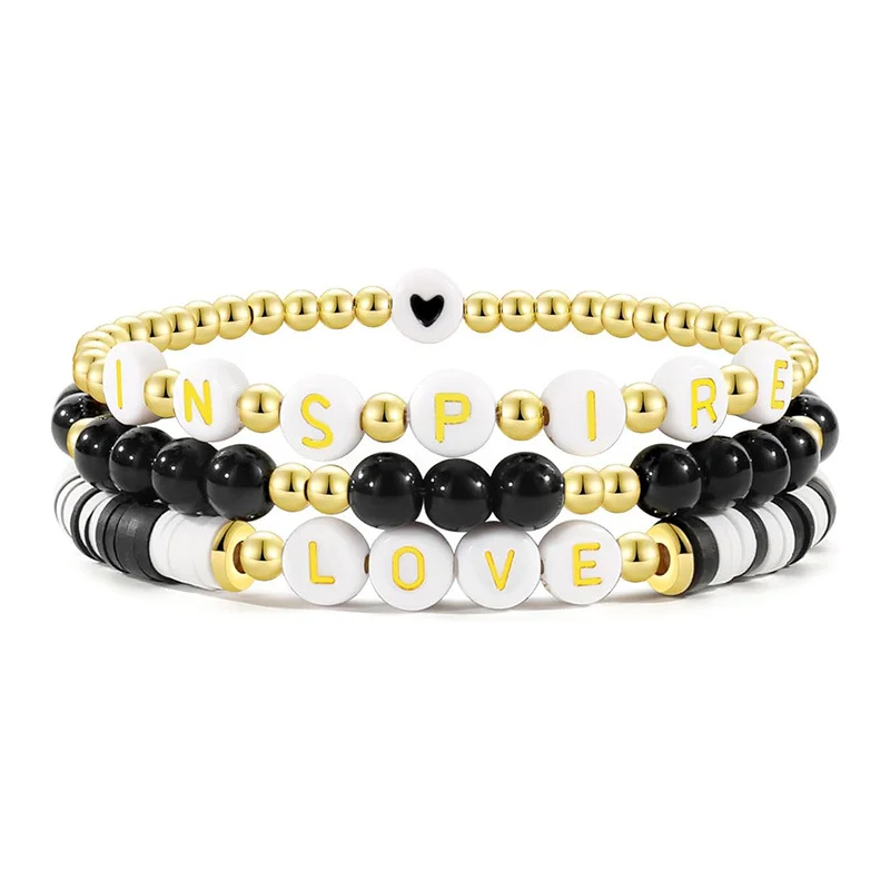 Bohemian Beaded Bracelet — Letter 1 Bohemian Beaded Bracelet — Letter