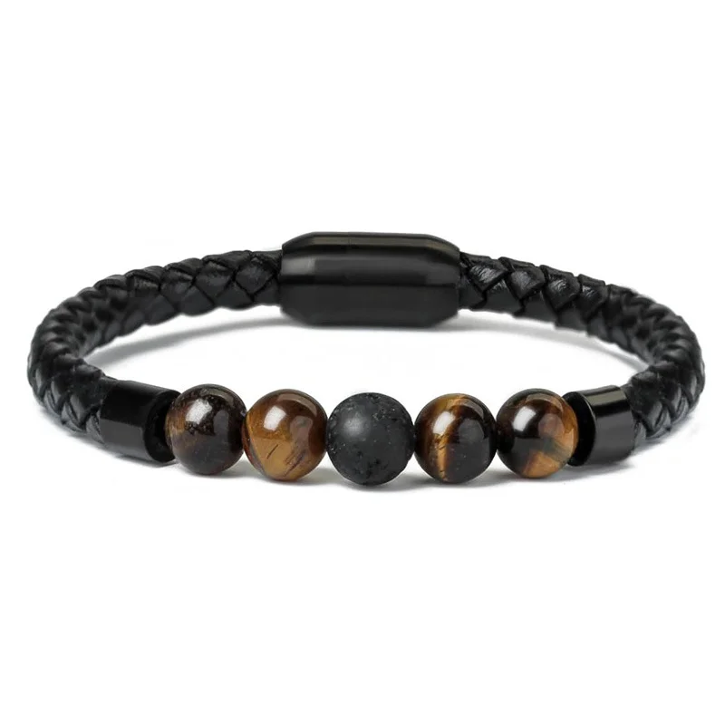 Natural Stone Geometric Bracelet 5 Natural Stone Geometric Bracelet - Image 5