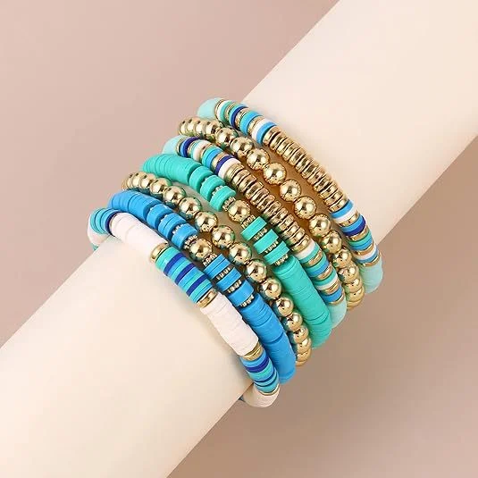 Bohemian Beaded Bracelet — Letter 5 Bohemian Beaded Bracelet — Letter - Image 5