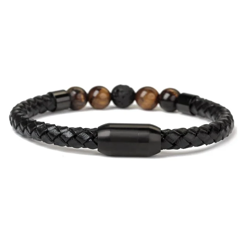 Natural Stone Geometric Bracelet 6 Natural Stone Geometric Bracelet - Image 6