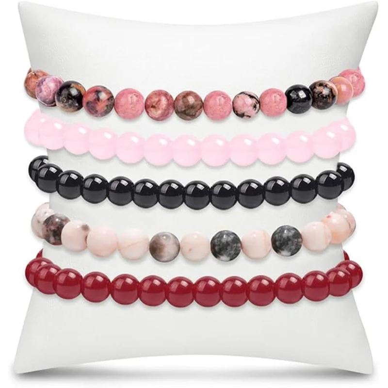 Natural Stone Couple Bracelet — Ethnic 1 Natural Stone Couple Bracelet — Ethnic