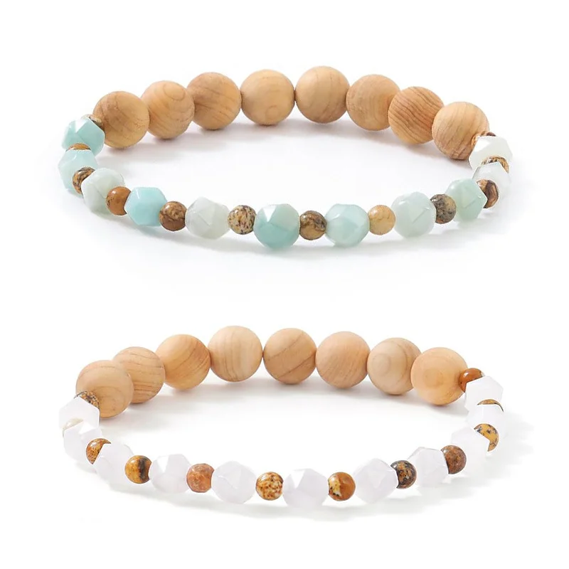 Natural Stone Beaded Bracelet 1 Natural Stone Beaded Bracelet