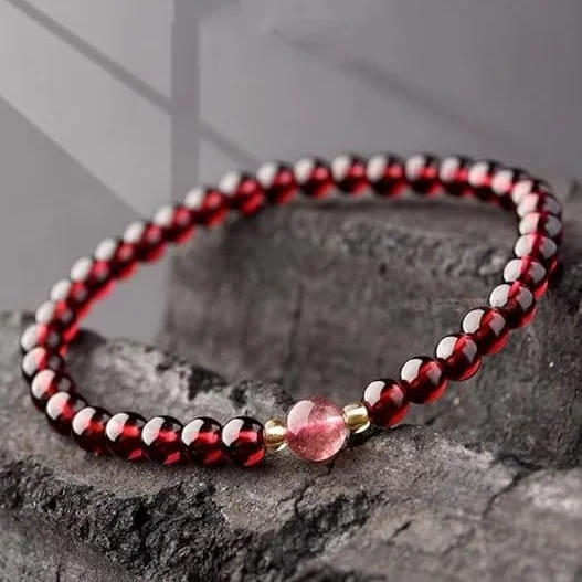 Garnet Lucky Bracelet — Lucky 1 Garnet Lucky Bracelet — Lucky