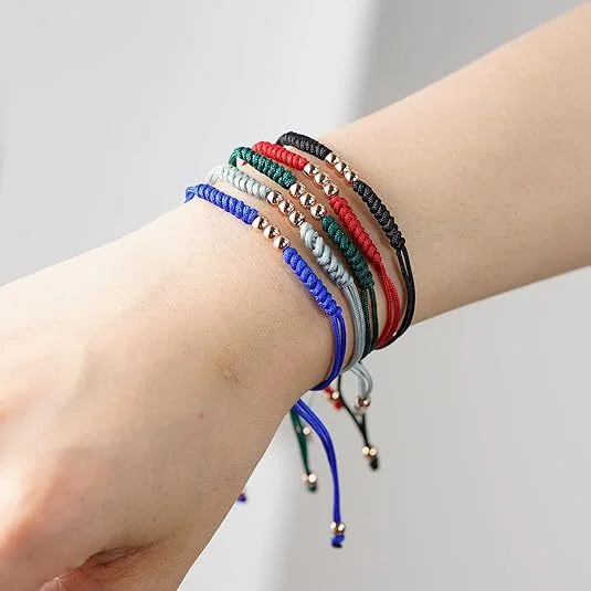 Rudraksha Woven Bracelet — Woven 5 Rudraksha Woven Bracelet — Woven - Image 5