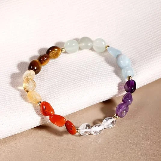 Natural Stone Beaded Bracelet — Lucky 3 Natural Stone Beaded Bracelet — Lucky - Image 3