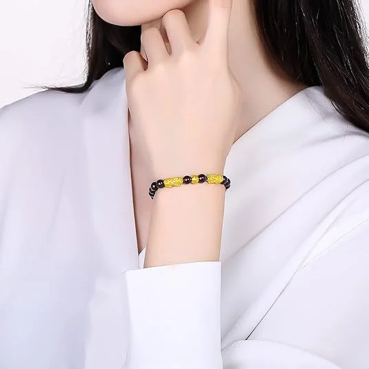 Garnet Pi Xiu Bracelet — Lucky 3 Garnet Pi Xiu Bracelet — Lucky - Image 3