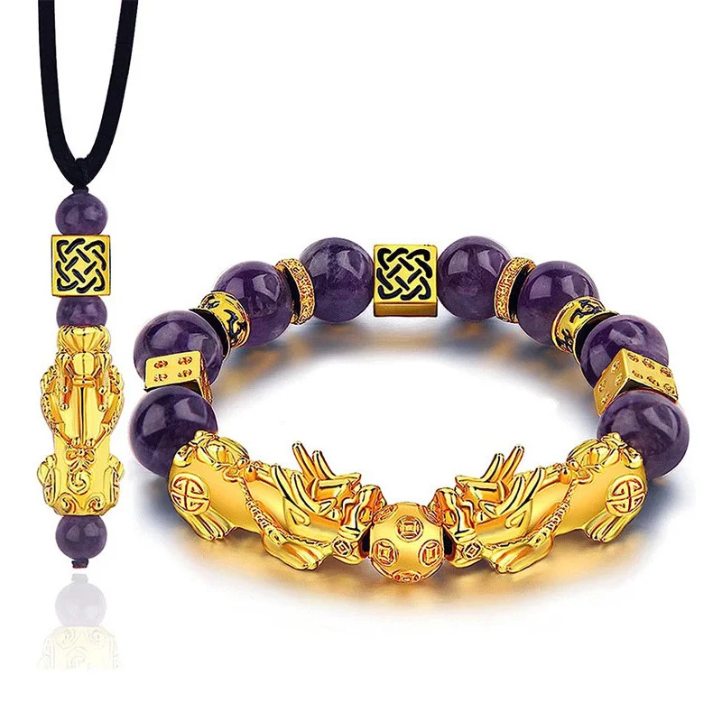 Natural Stone Pi Xiu Necklace — Lucky 4 Natural Stone Pi Xiu Necklace — Lucky - Image 4