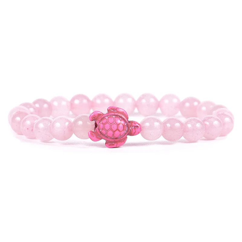 Rose Quartz Stretch Bracelet 6 Rose Quartz Stretch Bracelet - Image 6