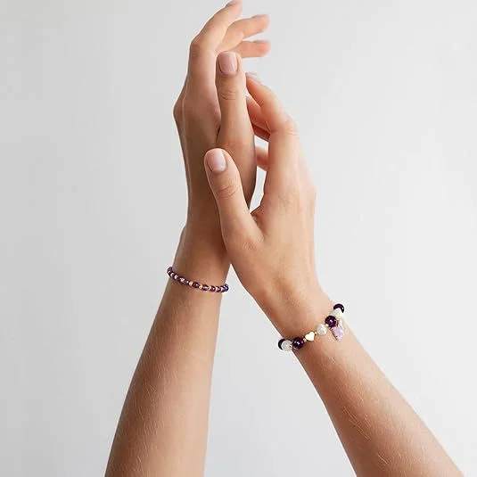 Amethyst Butterfly Bracelet — Butterfly 5 Amethyst Butterfly Bracelet — Butterfly - Image 5