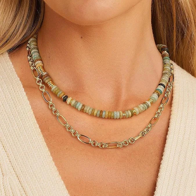 The Spectrum — Rainbow Crystal Beaded Necklace 3 The Spectrum — Rainbow Crystal Beaded Necklace - Image 3