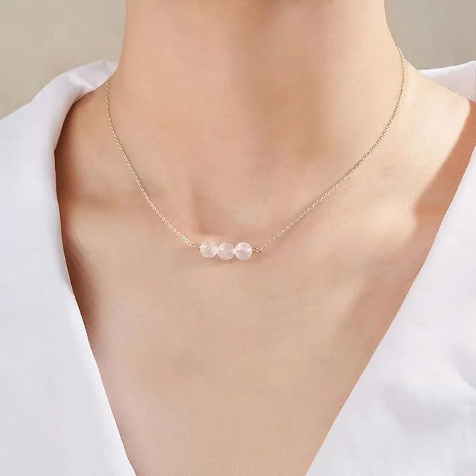 Natural Stone Lucky Necklace — Lucky 5 Natural Stone Lucky Necklace — Lucky - Image 5