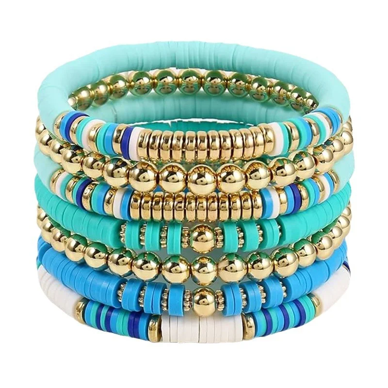 Bohemian Beaded Bracelet — Letter 6 Bohemian Beaded Bracelet — Letter - Image 6