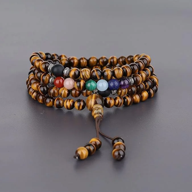 Tiger Eye Lotus Necklace — Lotus 4 Tiger Eye Lotus Necklace — Lotus - Image 4