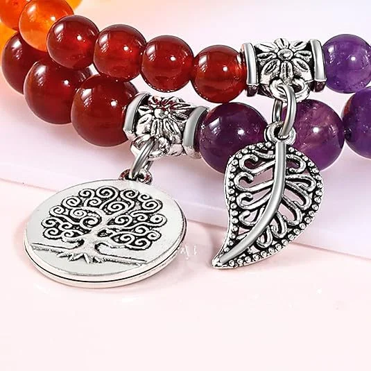 Crystal Leaf Bracelet — Rainbow 5 Crystal Leaf Bracelet — Rainbow - Image 5