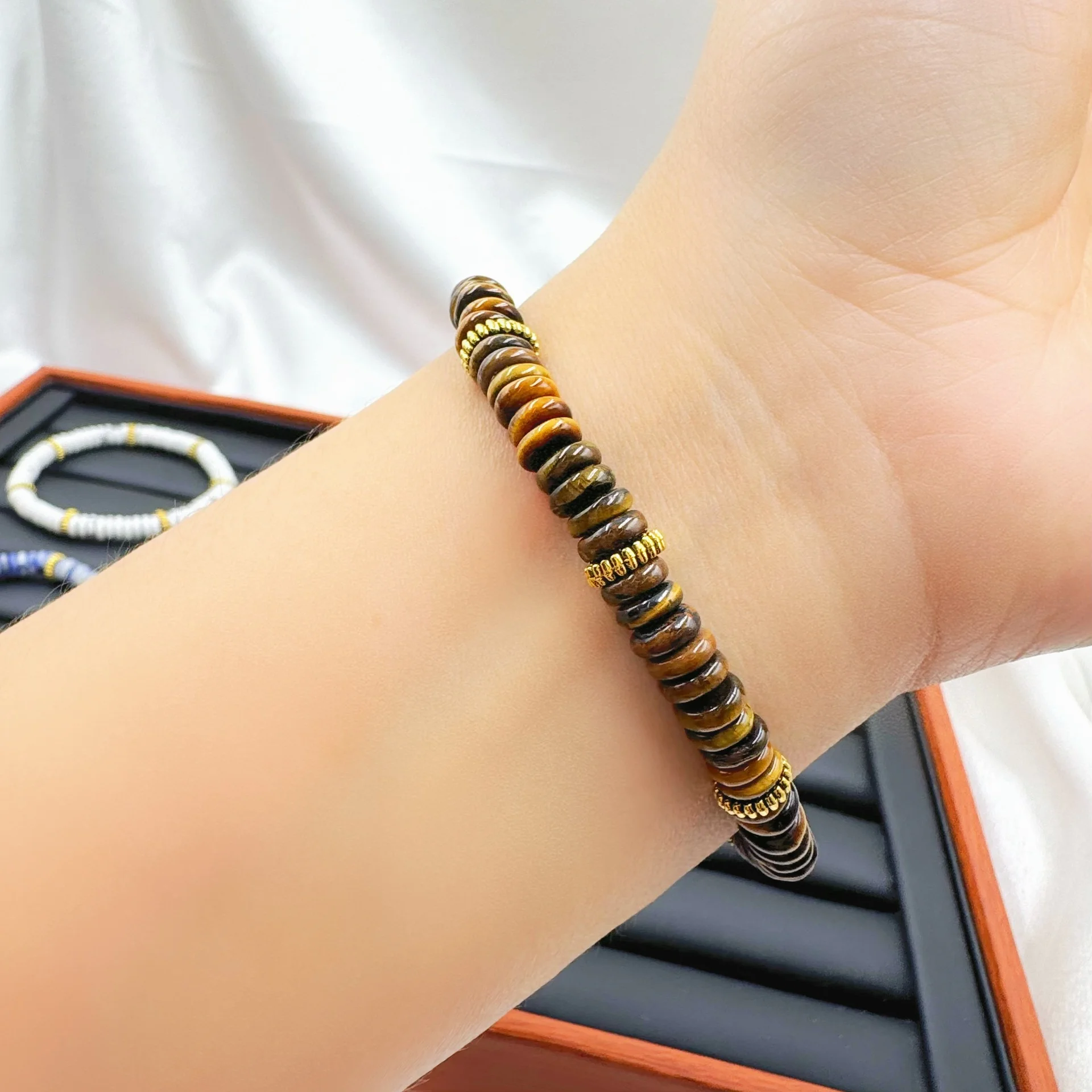 Natural Stone BFF Bracelet 3 Natural Stone BFF Bracelet - Image 3