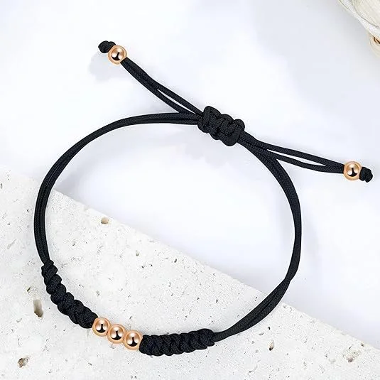 Rudraksha Woven Bracelet — Woven 3 Rudraksha Woven Bracelet — Woven - Image 3