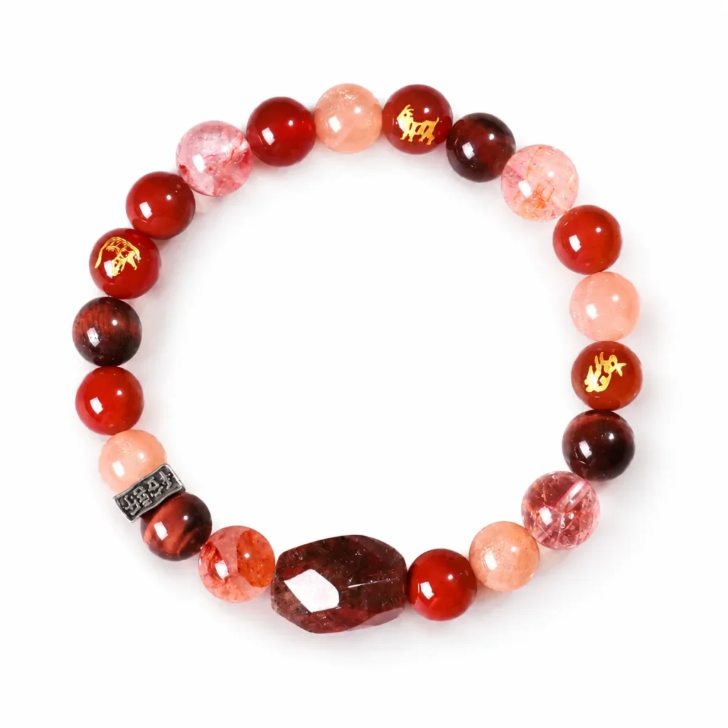Chinese Zodiac Pig Sanhe Liuhe Bracelet 1 chinese zodiac pig sanhe liuhe bracelet on white background