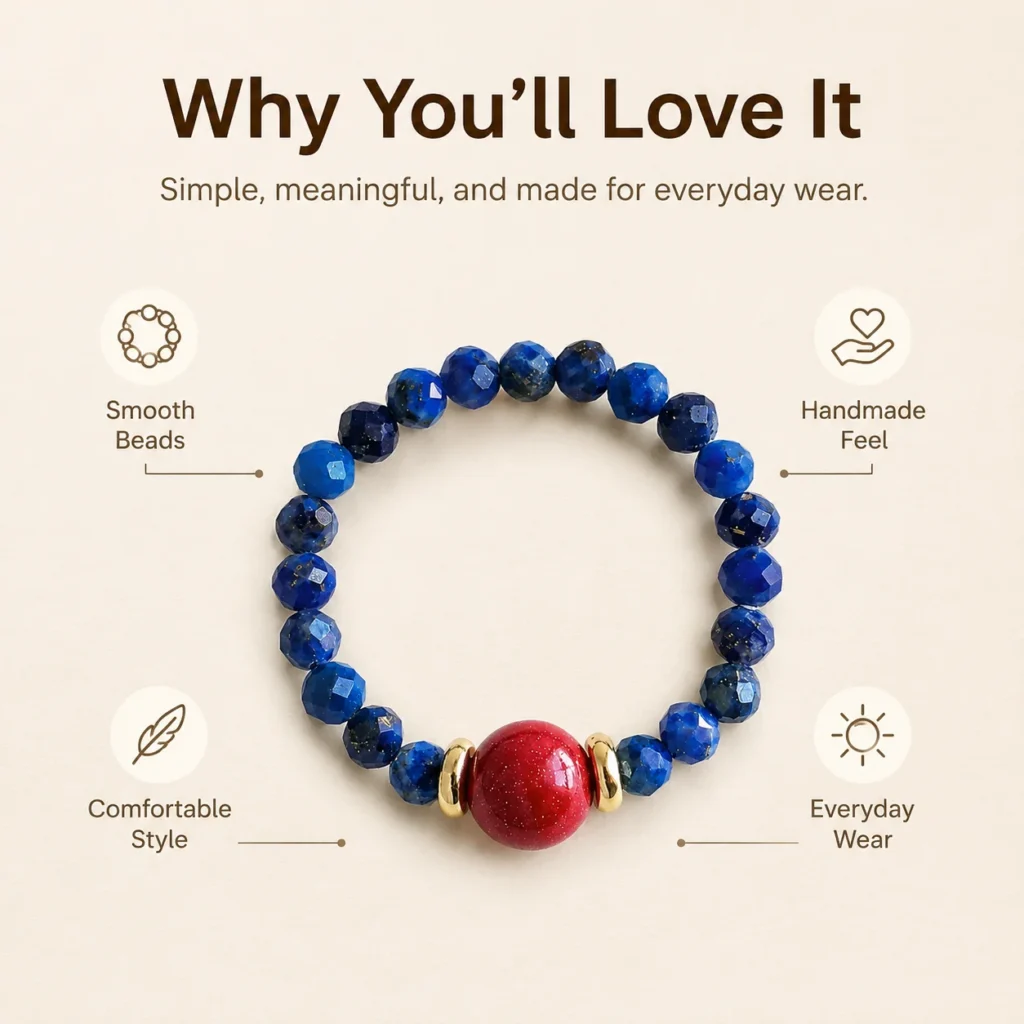 lapis cinnabar beaded ring feature image