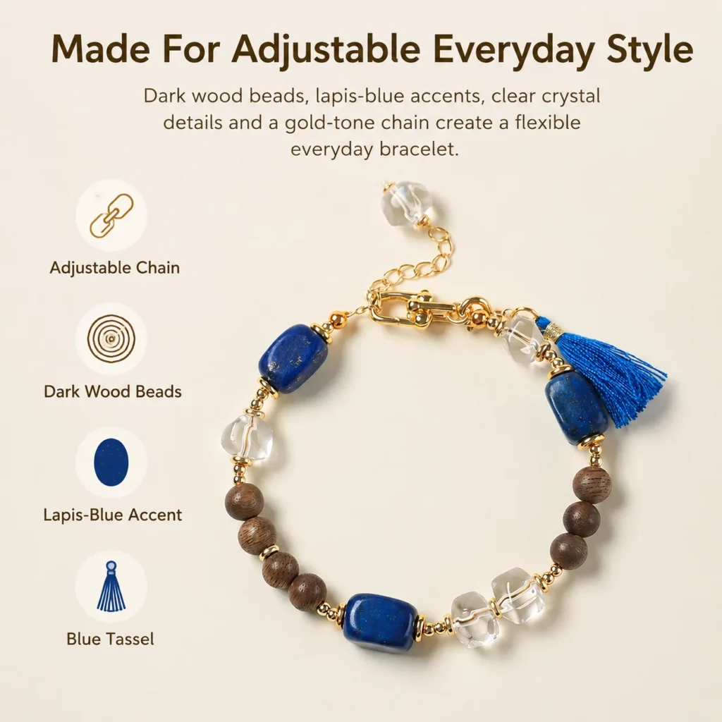 Adjustable Agarwood Lapis Lazuli Bracelet 3 adjustable agarwood lapis lazuli bracelet feature image