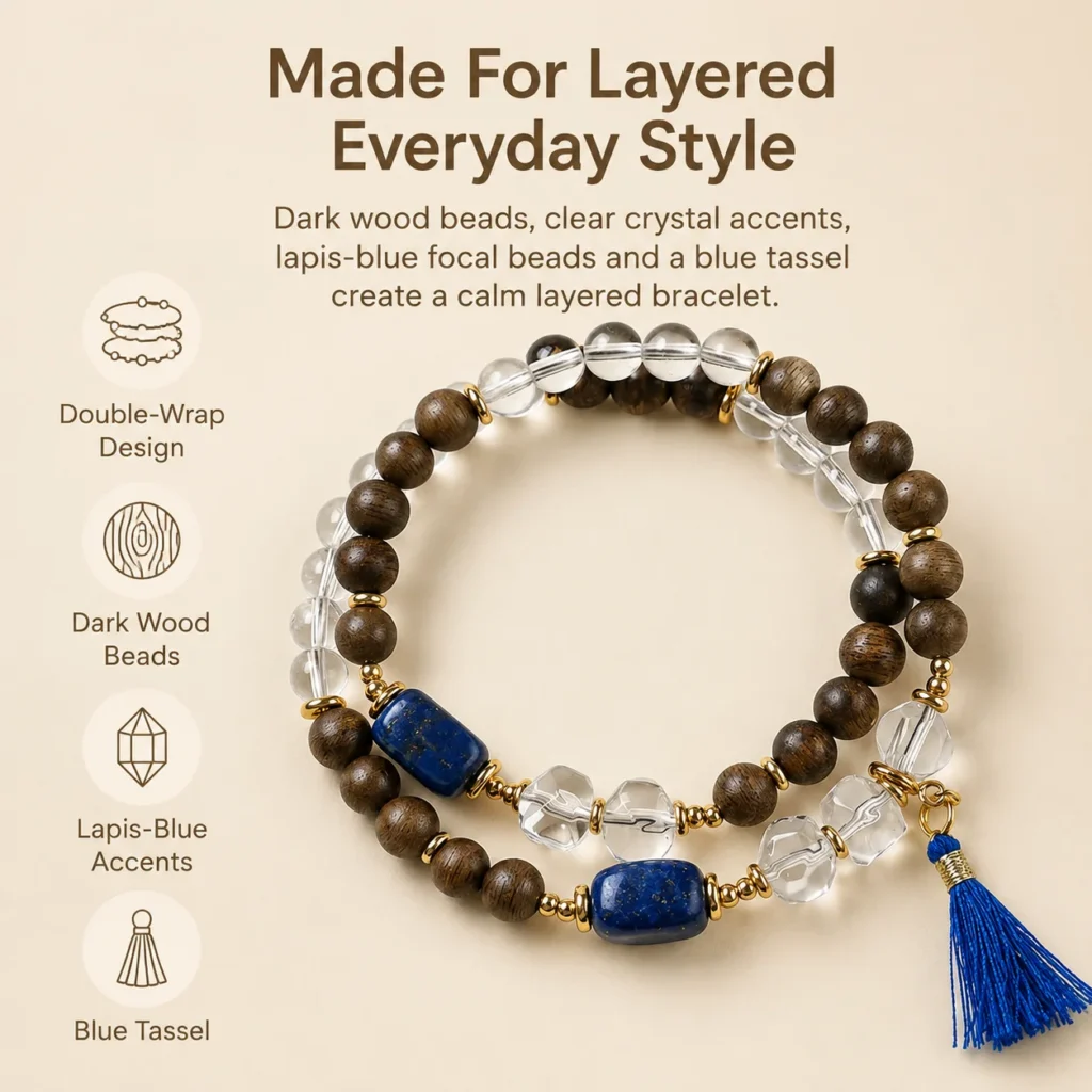 Agarwood Lapis Lazuli Double-Wrap Bracelet 3 agarwood lapis lazuli double-wrap bracelet feature image