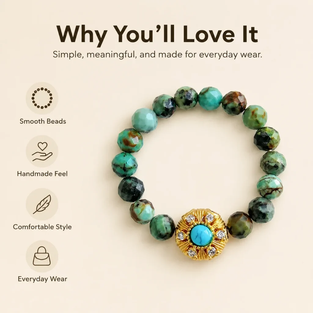 turquoise beaded ring feature image