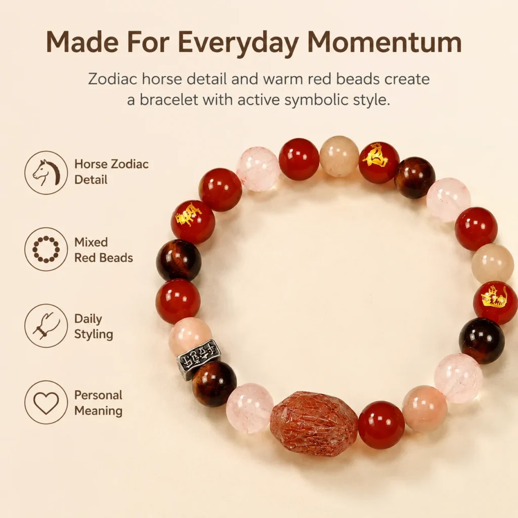 chinese zodiac horse sanhe liuhe bracelet feature image