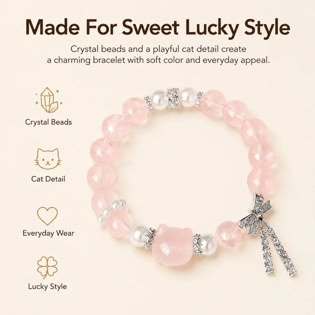 Cat Wish Crystal Bracelet 3 cat wish crystal bracelet feature image