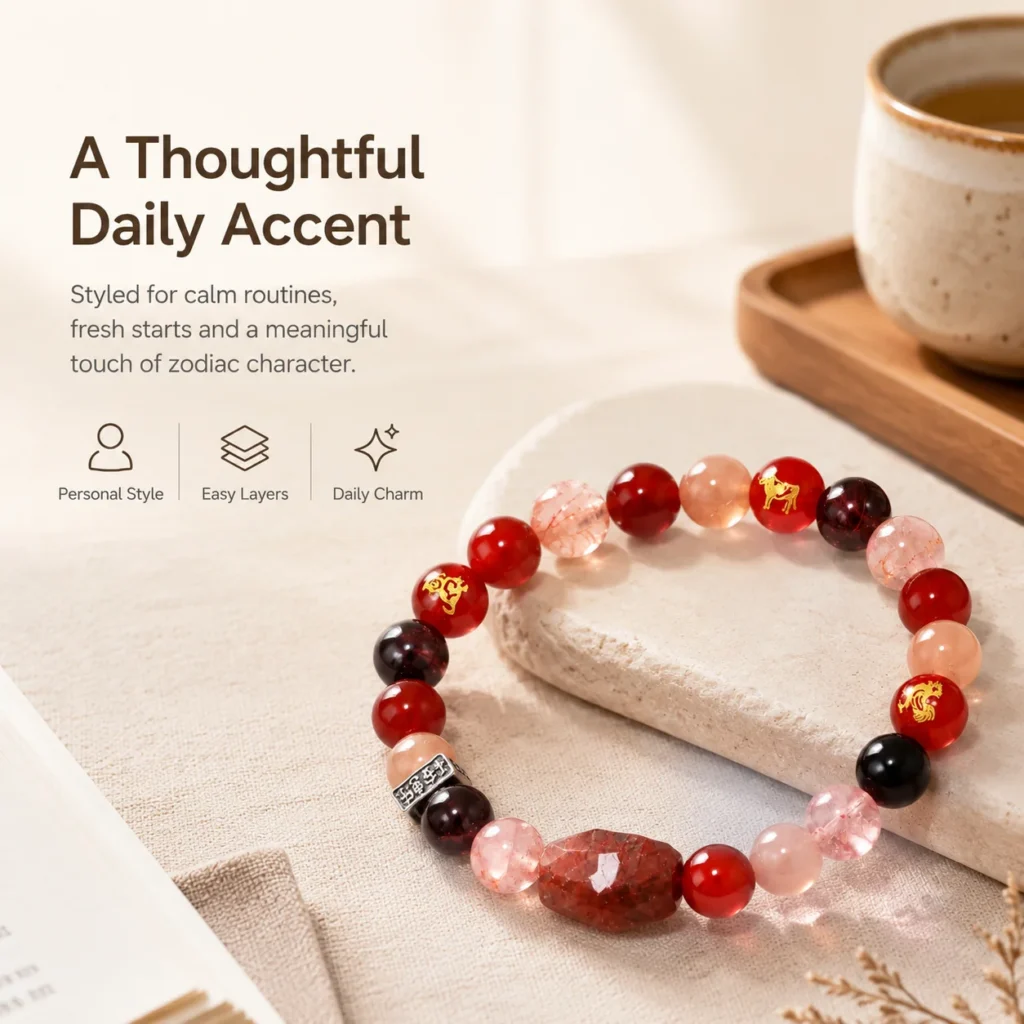 Chinese Zodiac Snake Sanhe Liuhe Bracelet 5 chinese zodiac snake sanhe liuhe bracelet lifestyle still life image